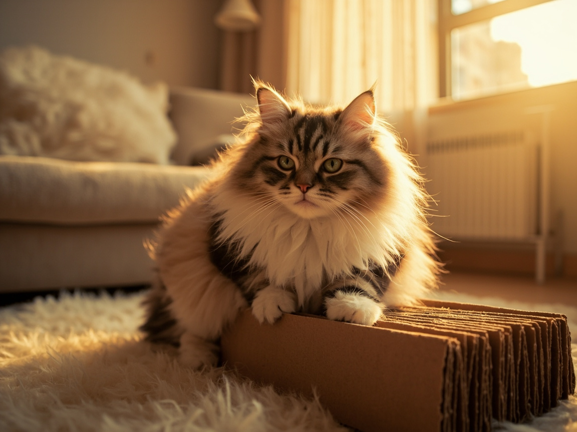 O que é o comportamento de arranhar nos gatos - imagem ilustrativa