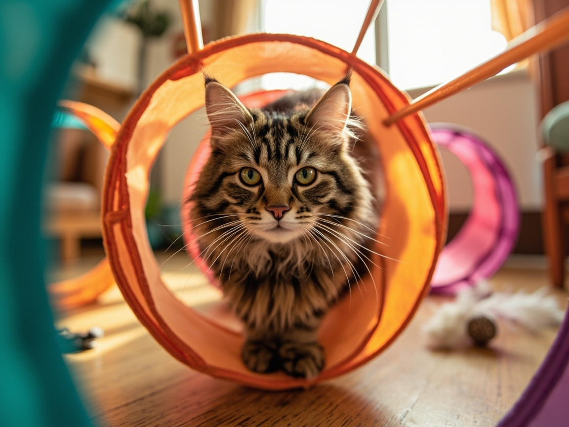 Por que o gato domestico precisa de estimulo para corrida - imagem ilustrativa