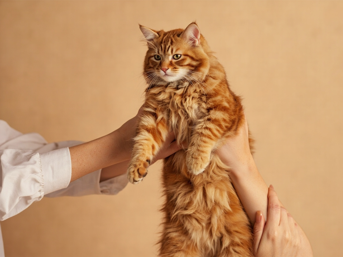 O que é engasgo em gatos - imagem ilustrativa