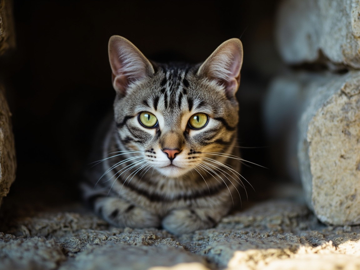 Por que os gatos adoram túneis - imagem ilustrativa