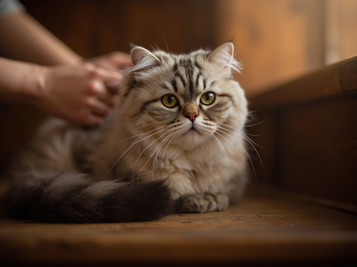 O que é o caimento de pelo em gatos - imagem ilustrativa
